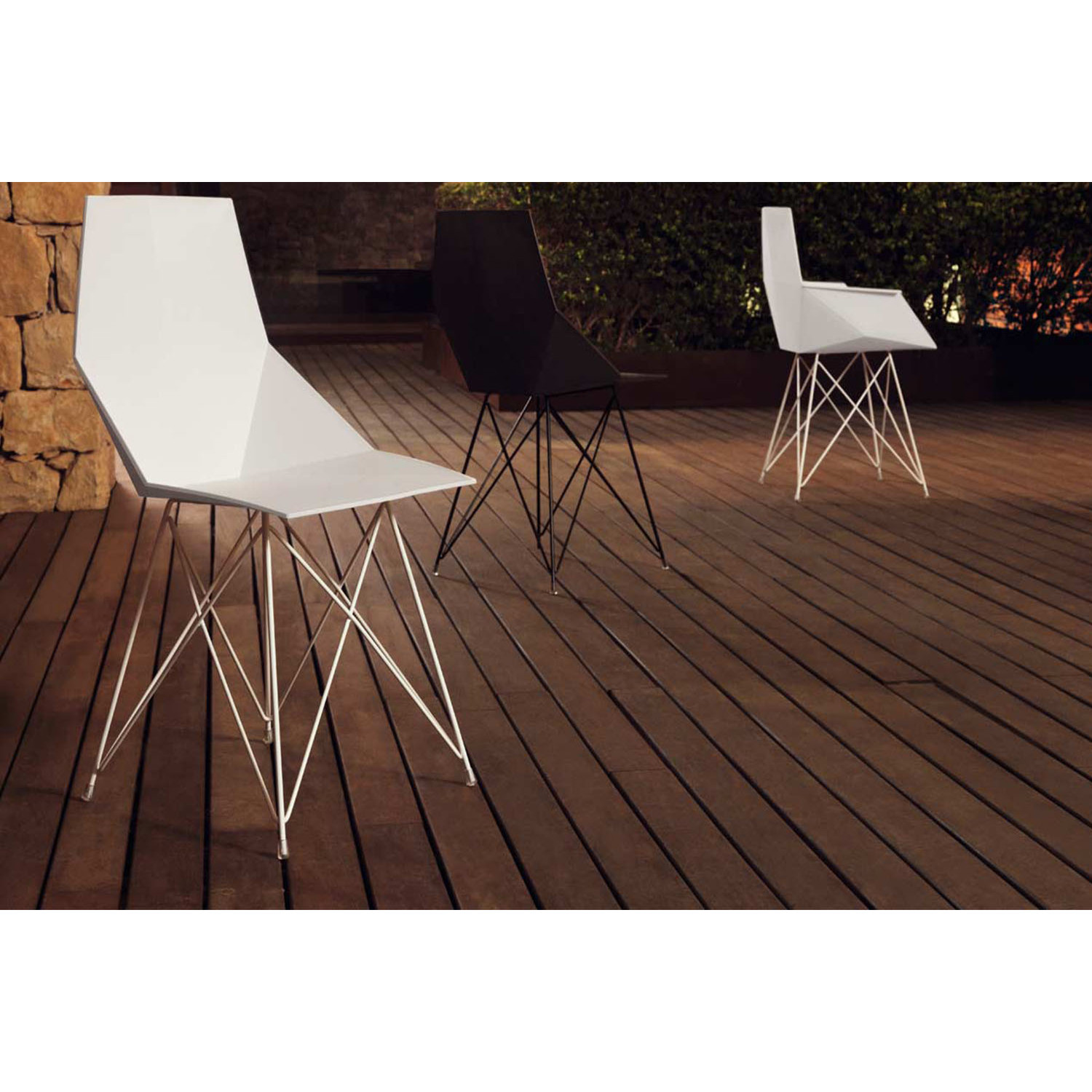 Chaise inox FAZ Vondom