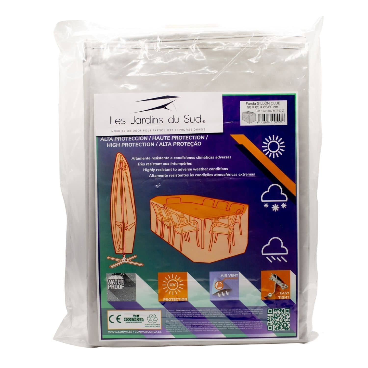 Housse de protection 90x85x85/60 cm