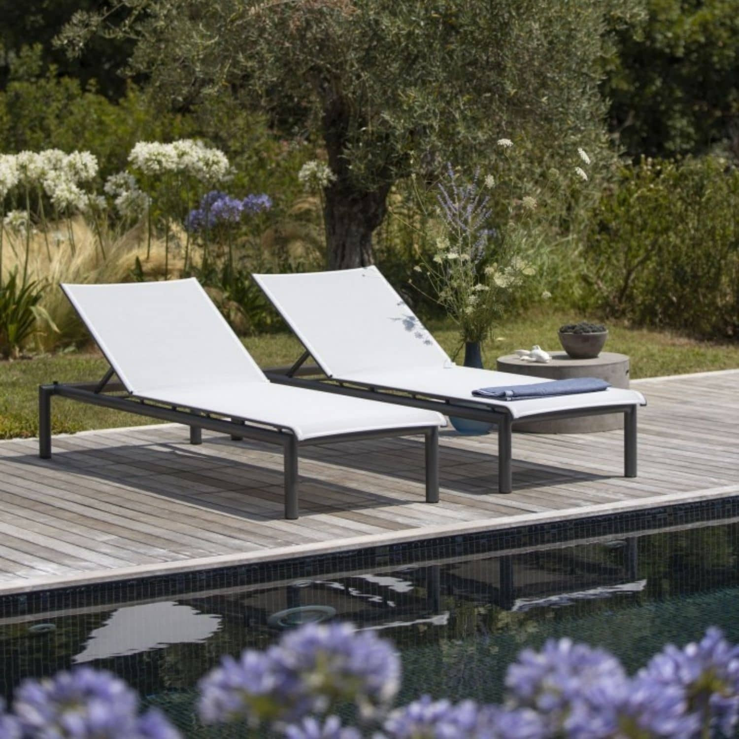 Bain de soleil BASTINGAGE Les jardins