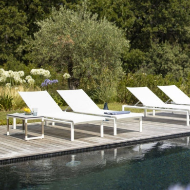 Les jardins BASTINGAGE Sun lounger