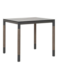 Table bistro BASTINGAGE 80x80 cm Les jardins