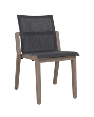 Chaise empilable grafito COPENHAGUE Les Jardins