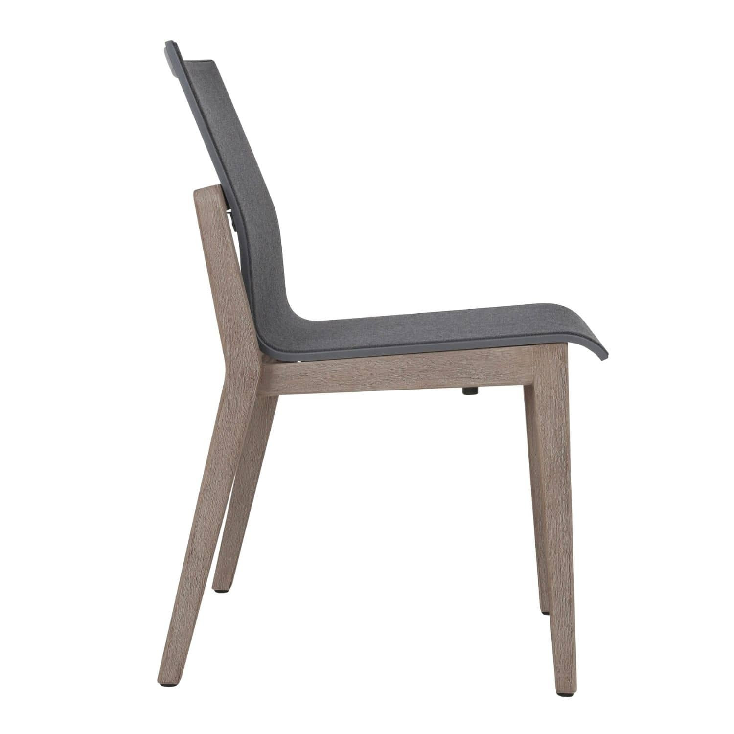 Chaise empilable grafito COPENHAGUE Les Jardins