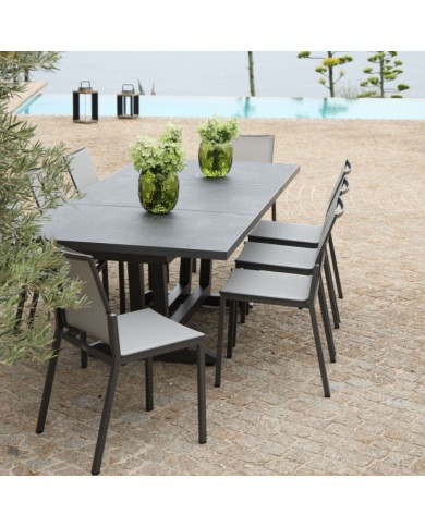 Table extensible AMAKA 162/244 x102 cm - Les jardins