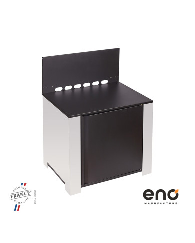 Module pour plancha à poser MODULO inox et noir Eno