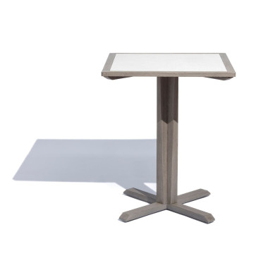 Table pied central carrée SKAAL Les Jardins