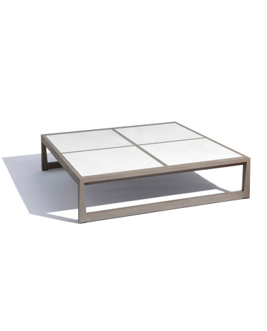 Table céramique SKAAL 89x85 cm Les Jardins