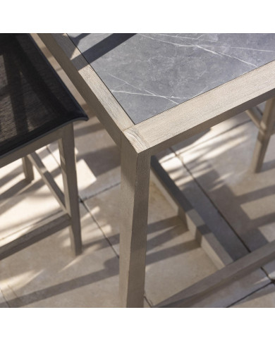 Table basse céramique noire SKAAL Les Jardins
