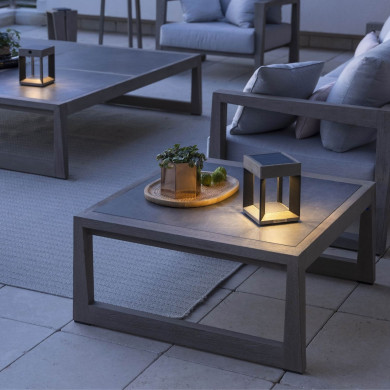 Table céramique SKAAL 89x85 cm Les Jardins