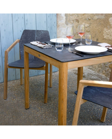 Table TEKURA 80*80 cm Les Jardins