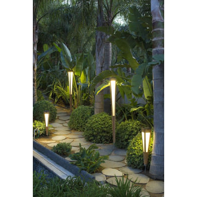 Torche Solaire Teck LES JARDINS