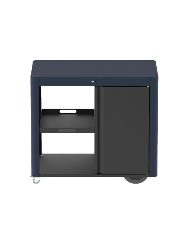 Desserte avec porte ACHILLE bleu navy Eno
