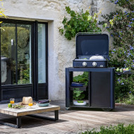 Desserte avec porte ACHILLE inox Eno