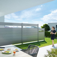 Panneau brise-vue verre H135 Biohort