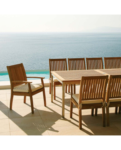 Table rectangulaire MONACO 150 cm Barlow Tyrie