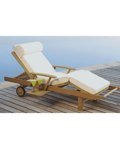 Les Jardins AZUR full-teck lounger 