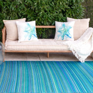 Tapis d'extérieur CANCUN blue Fab Hab