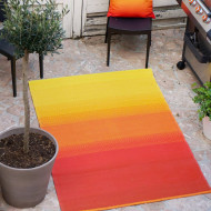 BIGSUR sunset outdoor rug Fab Hab