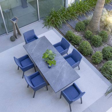 Table extensible 204/306 cm AMAKA céramique Les Jardins