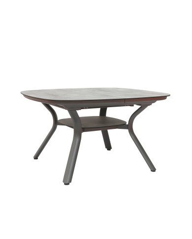 Les Jardins SAGAMORE 135/195 cm extendable square table 
