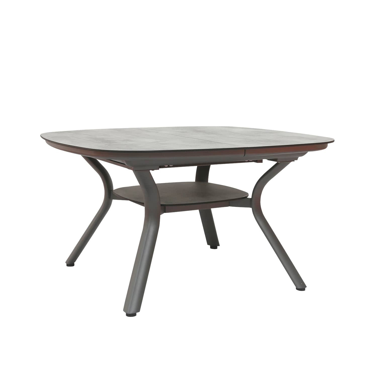 Les Jardins SAGAMORE 135/195 cm extendable square table 