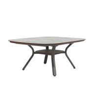 Les Jardins SAGAMORE 135/195 cm extendable square table 