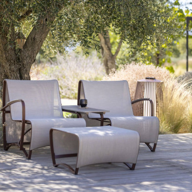 Jeu d'accoudoirs JET STREAM Corten Les Jardins