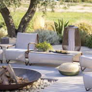 Table basse JET STREAM Corten 120 x 70 cm Les Jardins