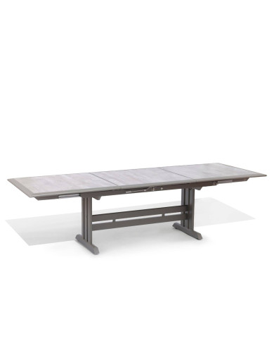 Les JardinsHEGOA Muscade 190/280 cm ceramic extensible table 