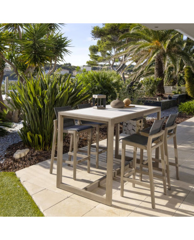 Tabouret grafito COPENHAGUE Les Jardins