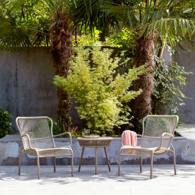 LOOP corde lounge armchair Vincent Sheppard
