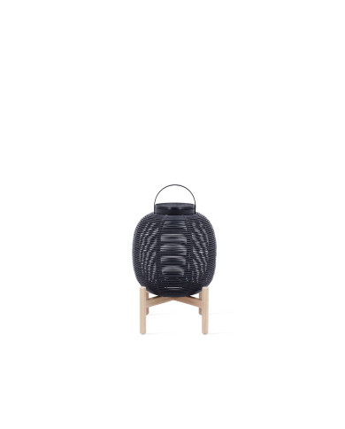 TIKA solar lantern H59 cm on teak base Vincent Sheppard
