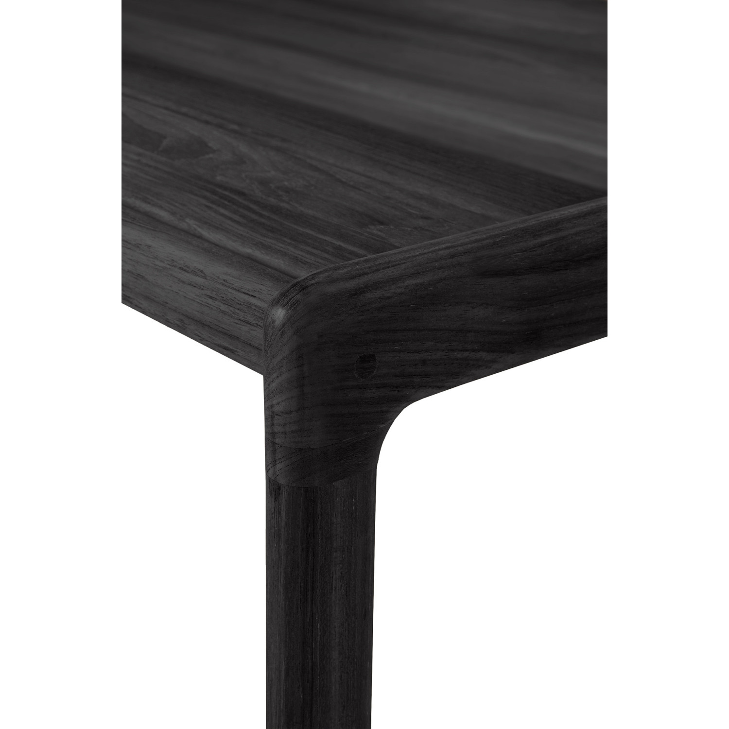 Table Basse JACK Teck Vernis Noir Ethnicraft