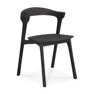 BOK chair teak varnished black Ethnicraft