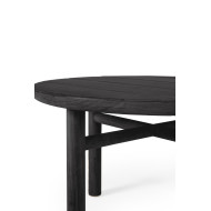 Table basse QUATRO Teck Verni Noir Ethnicraft