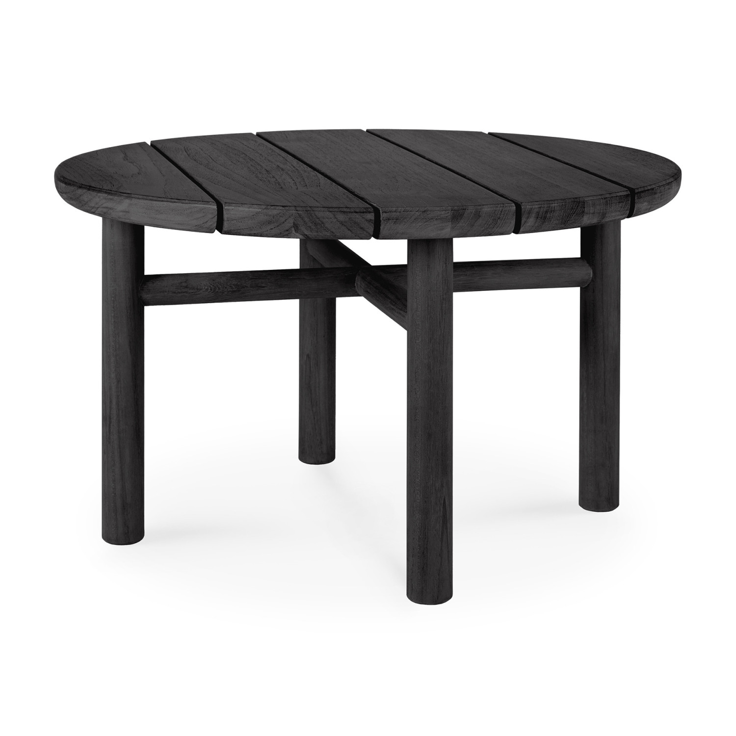Table basse QUATRO Teck Verni Noir Ethnicraft