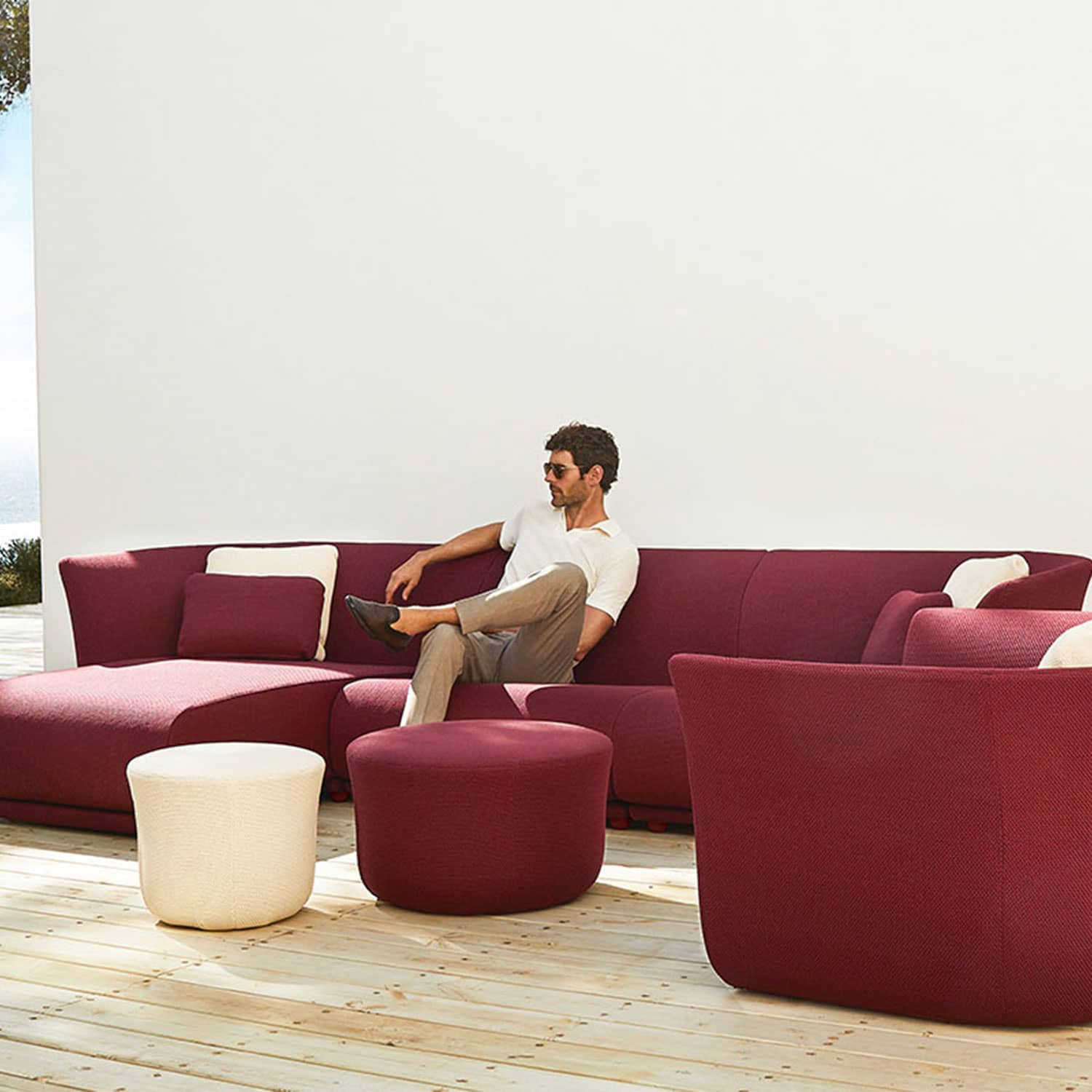 SUAVE left chaise longue module Vondom