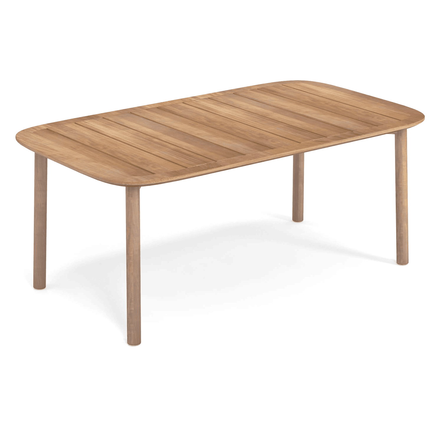 Table rectangulaire teck TWINS 183x105 cm Emu