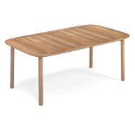 Table rectangulaire teck TWINS 183x105 cm Emu