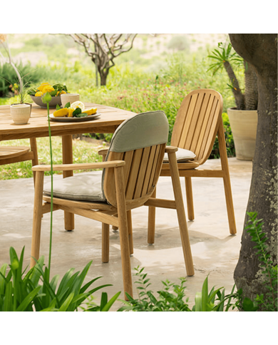 TWINS teak lounge chair Emu