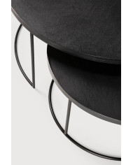 Table basse ronde LUNA Ethnicraft Ø80 cm