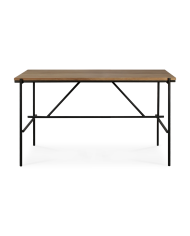 OSCAR teak desk with drawers Ethnicraft