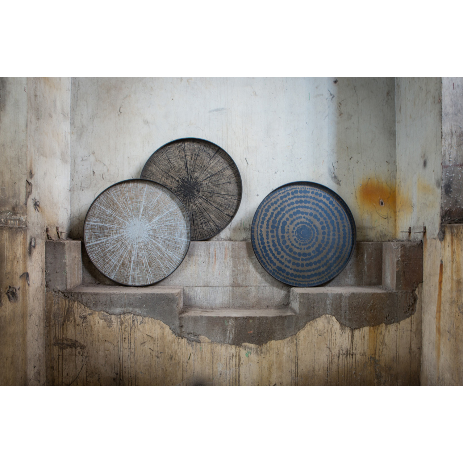 SLICE wooden tray Ø48 cm Ethnicraft