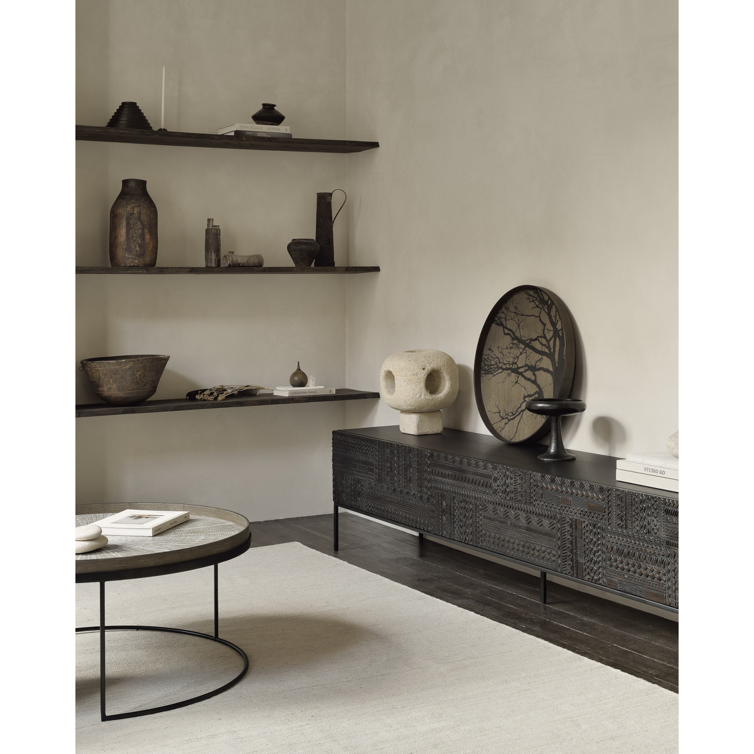 Plateau en bois TREE Ø61cm Ethnicraft