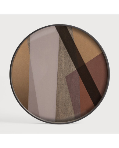 Plateau en verre ANGLE Pinot Ø61cm Ethnicraft