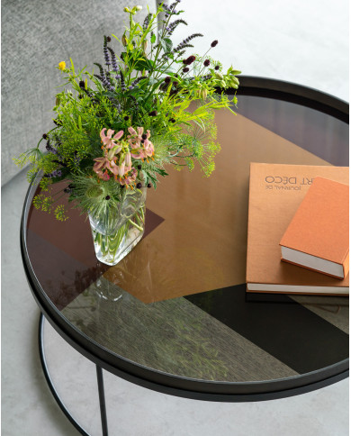 ANGLE glass tray Ø92 cm Ethnicraft