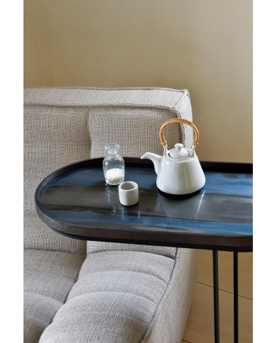 ORGANIC oblong glass tray Ethnicraft