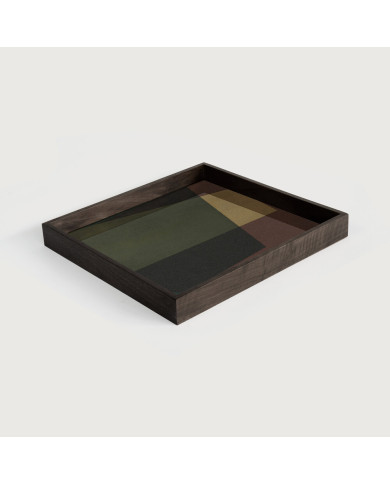 ANGLE square (S) glass tray Ethnicraft