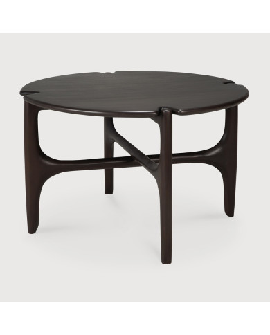 Table basse ronde PI acajou brun Ethnicraft