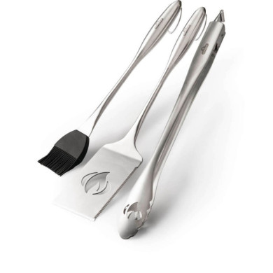 Set of 3 Napoleon stainless steel utensils